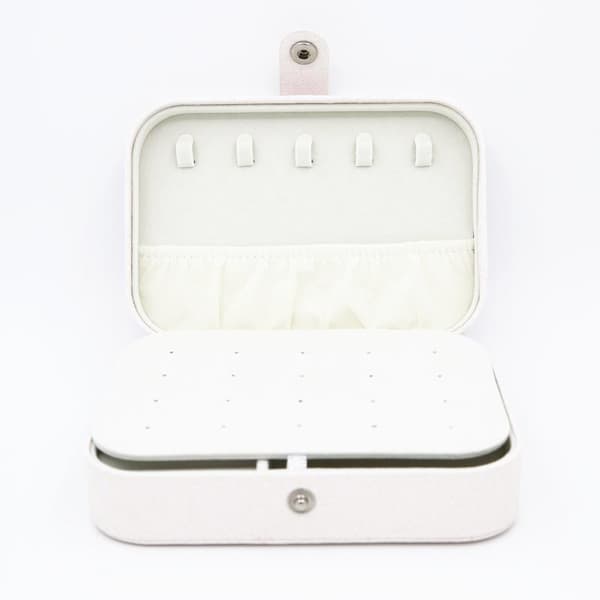 Smyckeskrin i PU-läder White White 213