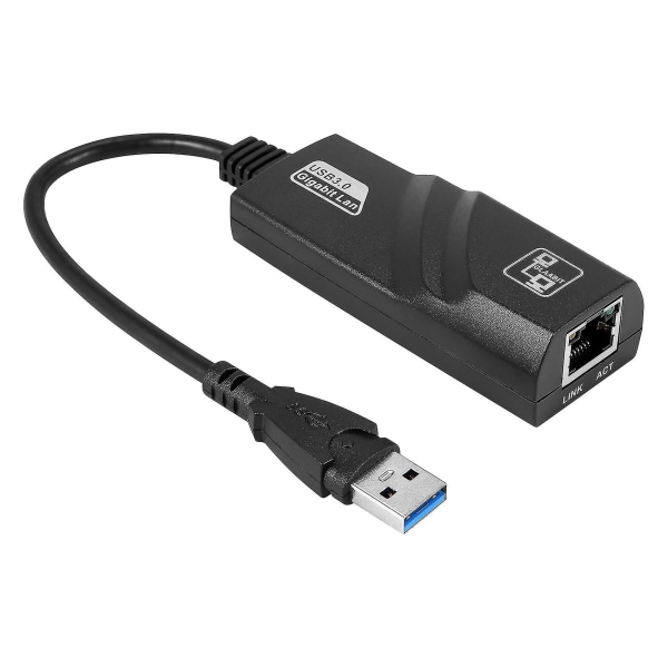 USB 3.0 till 10/100/1000 Mbps Gigabit Rj45 Ethernet Lan nätverksadapter för PC