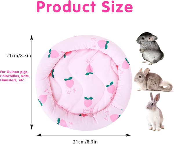 Viilennysmatto pienille eläimille (pinkki)