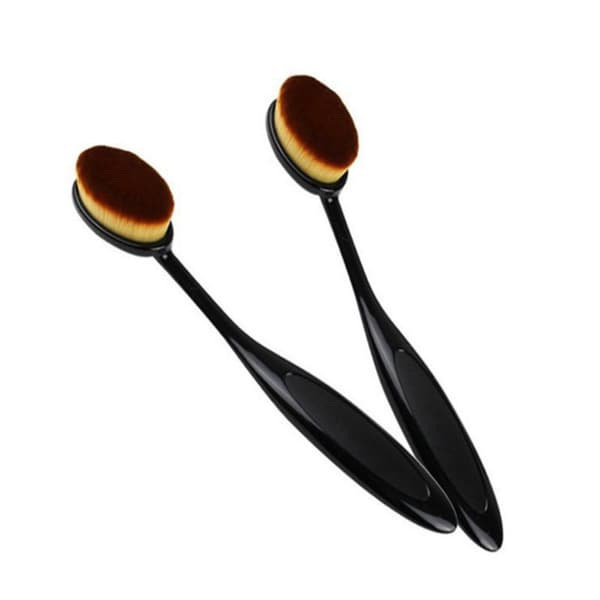 Oval Foundation Børste Stor Tandbørste Makeupbørster Hurtig Fejlfri