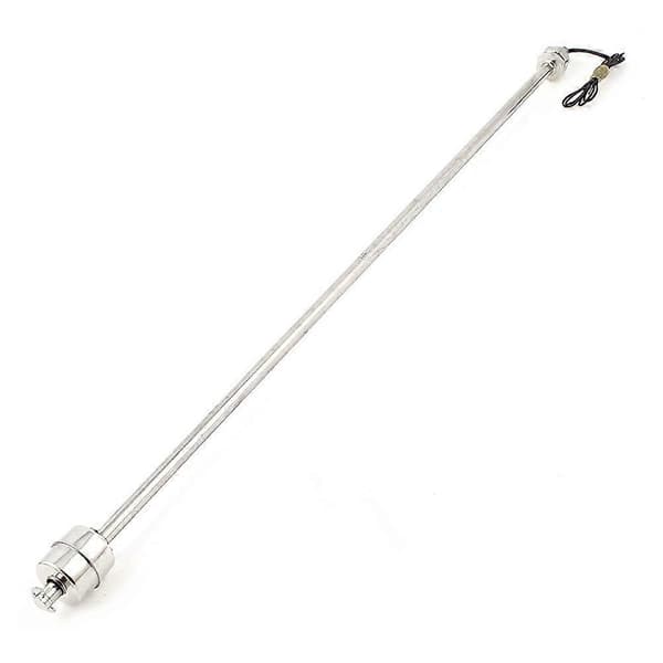 3X 50cm Rustfrit Stål Vandstand Væskesensor Vertikal Flydekontakt Silver