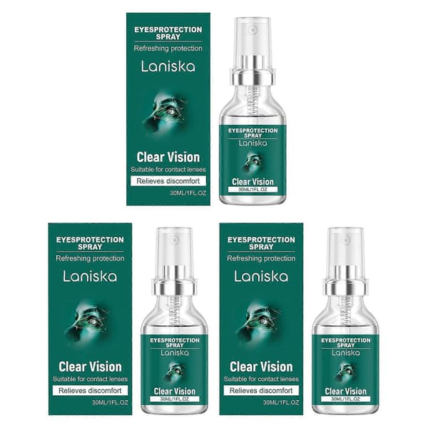 Ögondimma spray för torra ögon Fin Nano-Mist Tech Långdistanskörning 3pcs