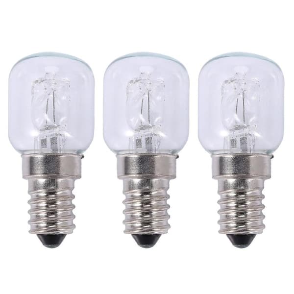 3x E14 High Temperature Lamp 500 Degrees 25w Halogen Oven Lamp E14 250v 25w Quartz Lamp