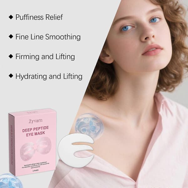 Kollagen Hydrerende Øyemasker, Dype Peptid Under Øye Patches (5 Par) 1PCS