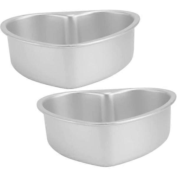 Hjerteformede non-stick bageforme i metal, nemme at rengøre