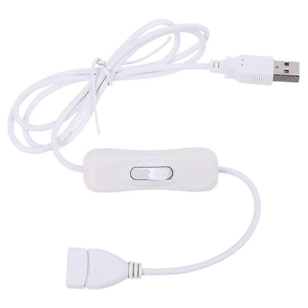 USB 2.0 forlænger med afbryder til strømforsyningskontrol