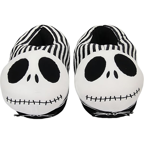 The Nightmare Before Christmas Jack stribede plys slippers Halloween sjove kranium Jack varme par bomulds slippers Jack