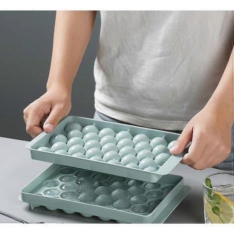 Sæt med 2 iskugler / isskeer / iskugler / isform, chokolade / multiformet gelé