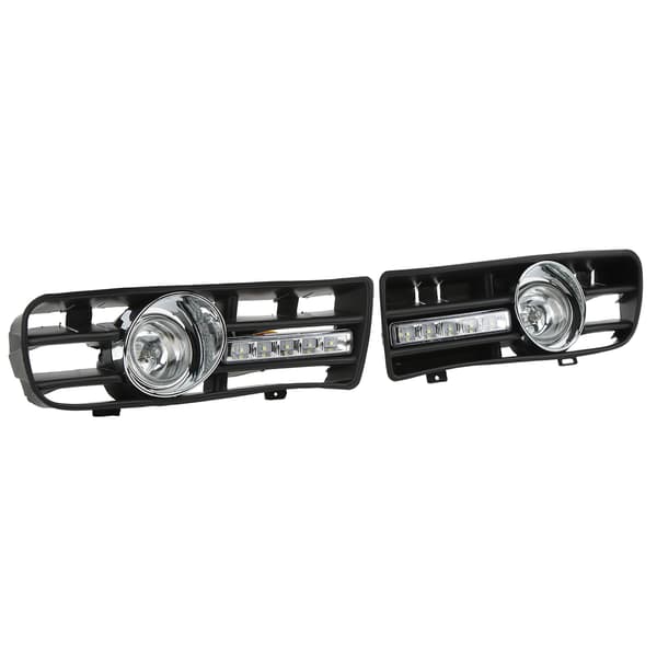 H3 tåkelysgriller med LED kjørelys for TDI MK4 (1997-2006)