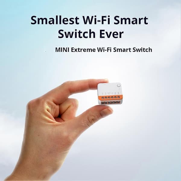 4 STK MINI Wifi-bryter Mini Extreme Smart Home-modul Toveiskontroll Smart Home-modul Stemmefjernkontroll