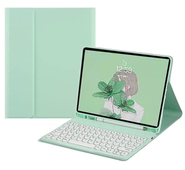 iPad 10. generasjon 2022 10,9\" tastaturdeksel (mintgrønn)