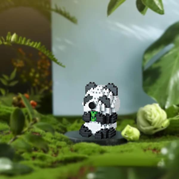 Dyresett for voksne og barn (panda, 239 deler)