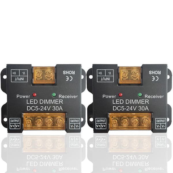 3X RF 30A Touch Dc12V Dc24V Enkeltfarvet Controller LED-dæmper til LED-lys