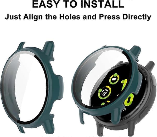 Förpackningsfodral för Garmin Vivoactive 5 skärmskydd, hårt PC-stötfångarskydd