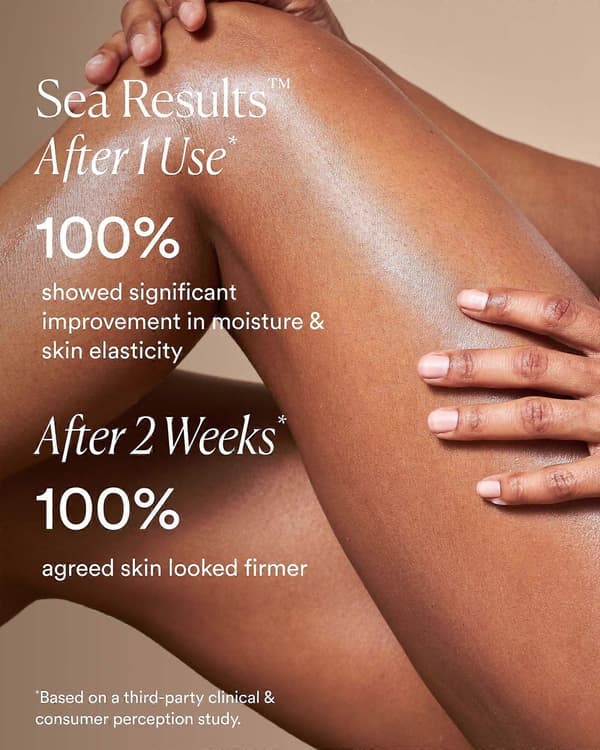 Undaria Algae Body Oil 150 ml, tang-infusert fuktighetskrem for oppstramming og elastisitet