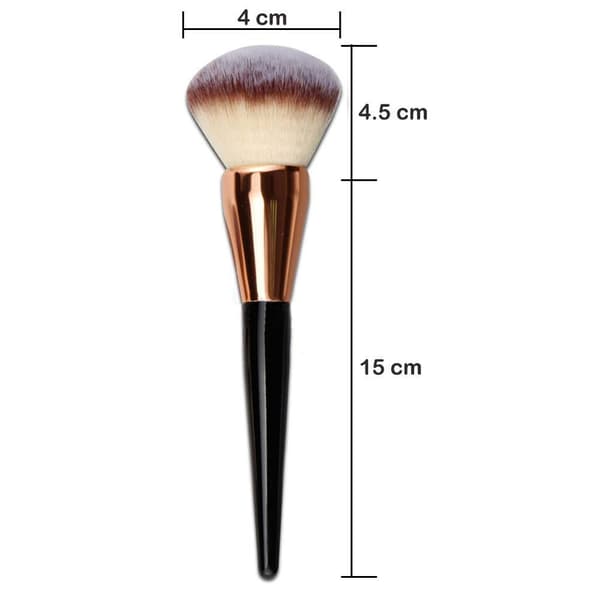Makeup Professional Foundation Sminkebørste, Premium, Sort