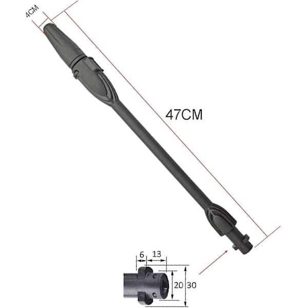 Karcher-sarjan painepesurin varaosat, Krcher K2 K3 K4 K5 K6 K7, kaksoistoiminen lika- ja viuhkasuutinpistooli, vaihdettavat suuttimet Lance Jet W