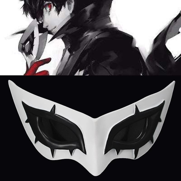 Anime Game Persona 5 Hero Arsene Joker Eye Mask Cosplay Kurusu Akatsuki Rollspel Halloween Masquerade Party Accessoarer Rekvisita present