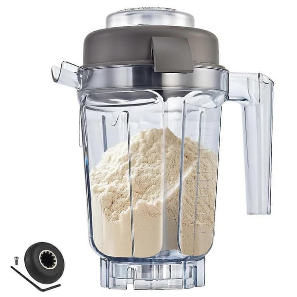 Tørrkornbeholder 32oz for Vitamix, Beholder for 5200 7500 750 E310 5000 VM0197 VM0101 Professional/Explorian Blender