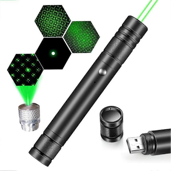 Langtrækkende grønt lys høj effekt stjernehimmel laserpointer kattelegetøj