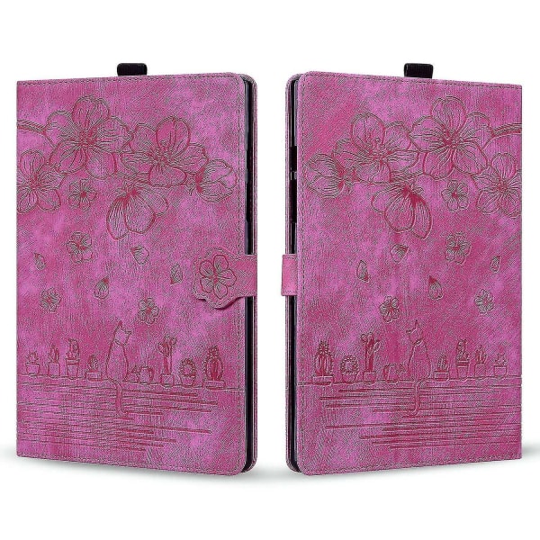 Sakura Cat-lærveske for Amazon Kindle Scribe 10.2 2022 Red gold