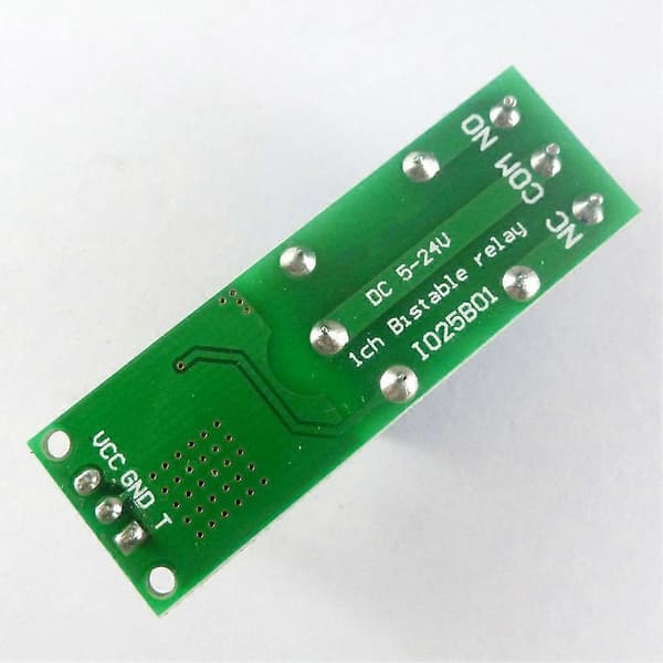 Mini 6-24V Flip-Flop Latch Relæmodul 1 Kanal Bistabil Selvspærrende Afbryder Lav Puls Trigger Board Green