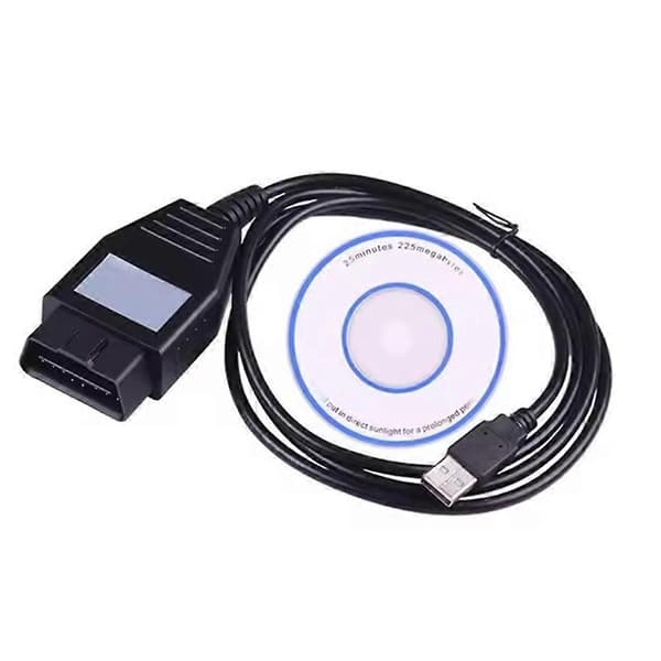 For FIAT KM verktøyprogrammerer for FIAT KM-programverktøy via OBD2 Black