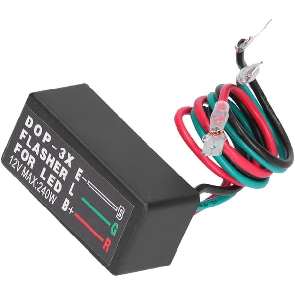 Blinkrelæ DOP-3X 12VDC 20A Universal LED Indikator Blinklysrelæ (til biler og motorcykler)