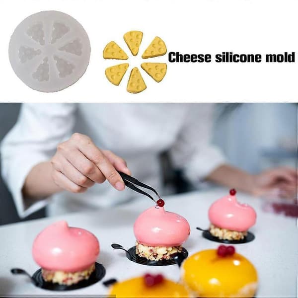 Cheesecake Fondant Mold Reusable Pastry Mold Sugar Craft Molds Candy Baking Tool for Kitchen Bakery Restaurant