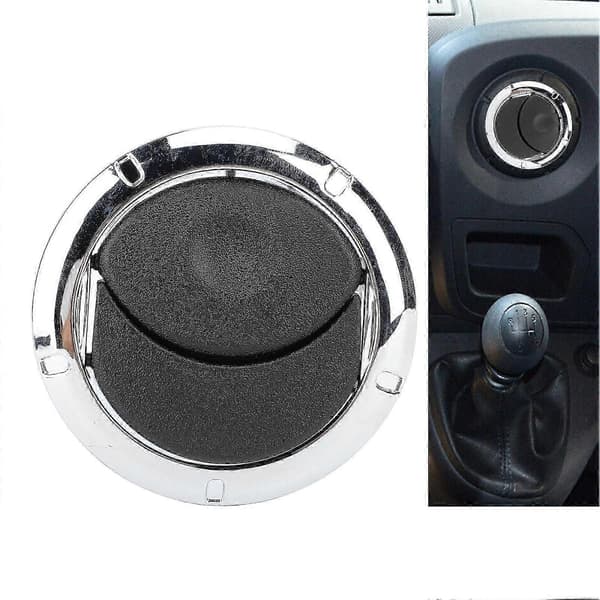 Interiør Dash Luftventil Deksel Forbedrer Ventilasjon Langvarig 8200212480 for Dacia Logan Sandero Sølv