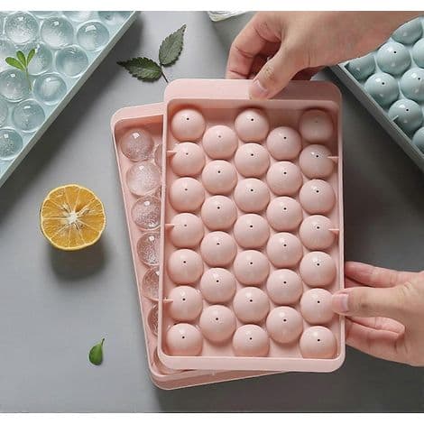 Sæt med 2 iskugler / isskeer / iskugler / isform, chokolade / multiformet gelé