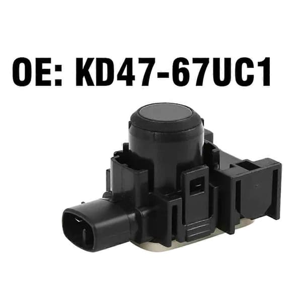 4 stk. PDC sort kofanger bak-parkeringssensor KD47-67UC1 til 2 3 5 6 CX-3 CX-5 CX-9 KD4767UC1 Black