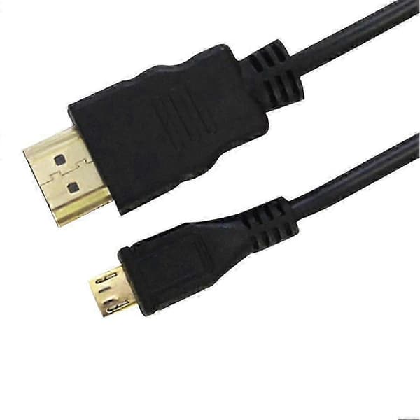 HDMI-adapterkabel til Micro USB, sort stik til videoudgang