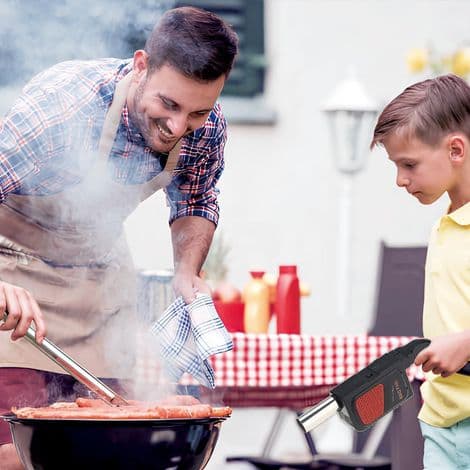 Elektrisk blåsare för grill, bärbar grillfläkt