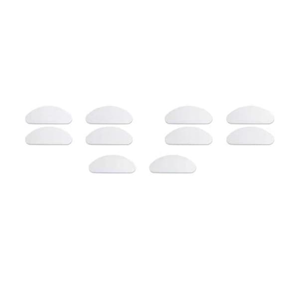 Nässkydd för glasögon, silikon, transparent, 5 par (19 mm) 2