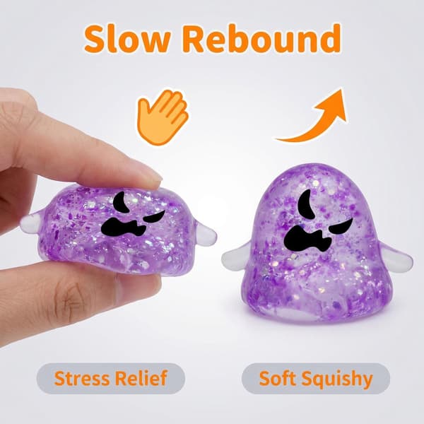 Halloween Ghost Squeeze Toy, Maltos Squeeze Stress Relief Toy, Squeeze and Relax Gift Box C
