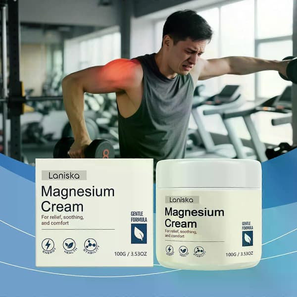 Magnesium Ledvårdskräm, 100g Mild Muskel- och Ledlindrande Massagekräm 3PCS