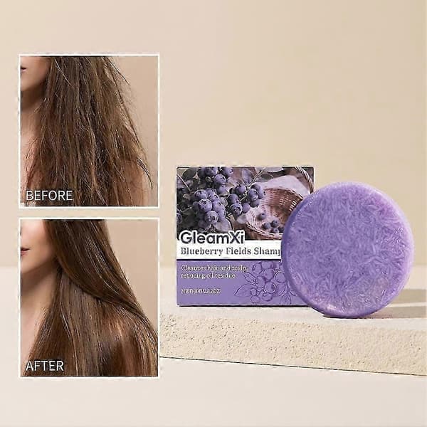 Blueberry Fields Shampoo & Balsam Sæt til Reduktion af Hårtab og Sund Hovedbund Conditioner