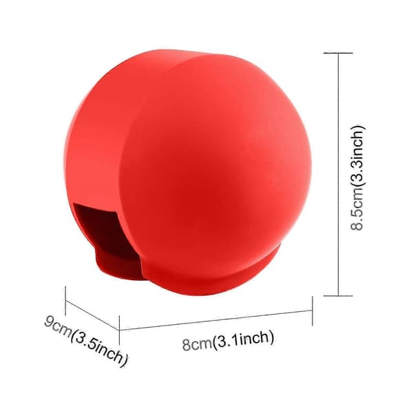 För Insta360 X3 / X4 PULUZ Osynligt dykfodral Linsskydd Silikonskydd 25-26 Red
