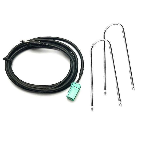 Bilradio Aux-adapter för Renault Clio Megane Laguna, 3,5 mm Aux-ingångskabel