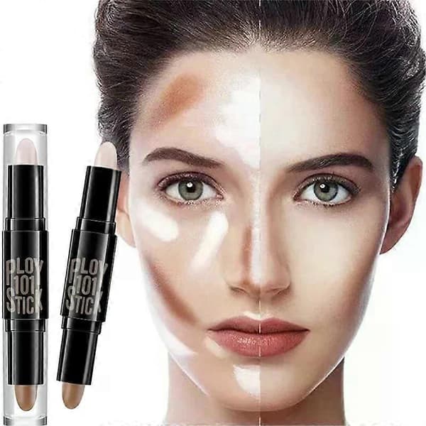 Foundation Cream til Ansigtsconcealer Contouring til Ansigtsbronzer Professionel Makeupbase af Høj Kvalitet Skønhedskosmetik til Kvinder C1