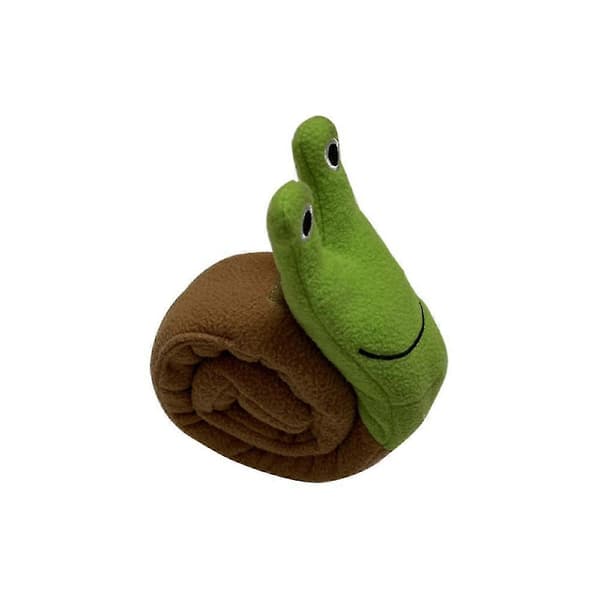 Snigel Pipande Hund Leksaker Polyester Bitring Pussel Interaktiva Valptuggleksaker för Hundar