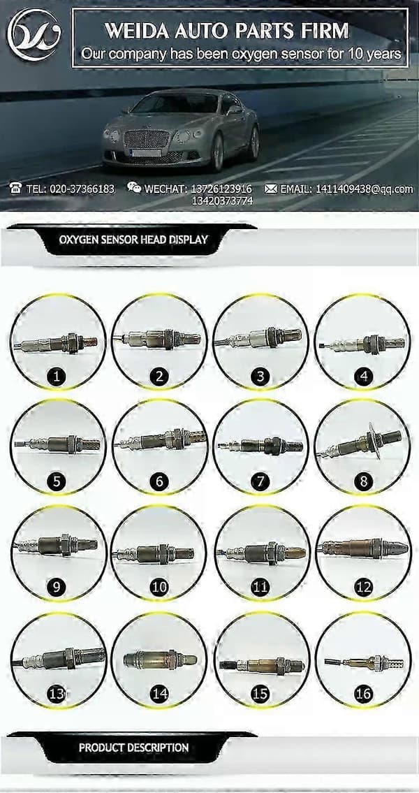 Oksygensensor 61041090000 for KTM 990 Super Duke 1190 RC8 2008-2014