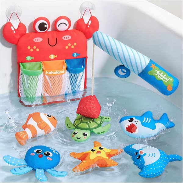 Babybadeleker (1-3 år), fiskleker for barn