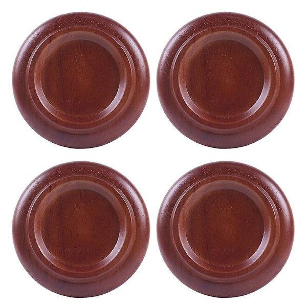 4 kpl / set 3 väriä Professional Vertical Piano Caster Cup Instrument Piano Parts Brown