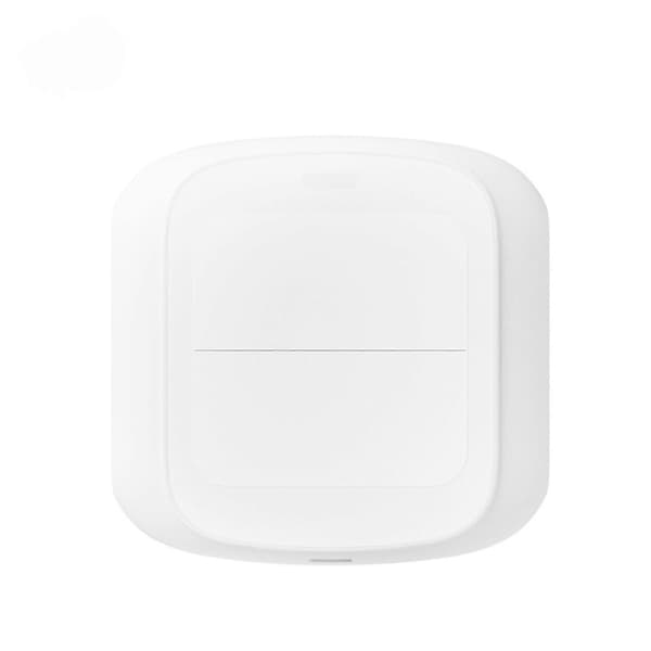 4X Tuya WiFi Smart Scene Trådløs Bryter Trykknapp Kontroller Automatisering Scenario 2 Gang Smarthus Gadgets White