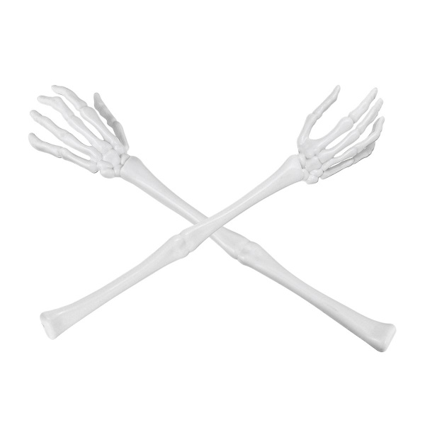 2 st Plast Köksredskap Halloween Sallad Sked Plast Skelett Skalle Sallad Tång Sallad Tång Halloween Sallad Server