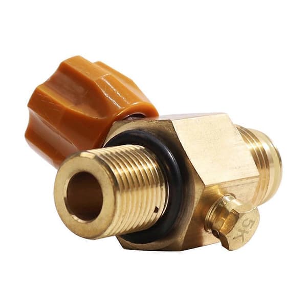 CO2 Tankadapter, G1/2 14 M18X1.5 Påfyllings CO2 Ventiladapter Gjengekonverterer CO2 Tankadapter Konverter
