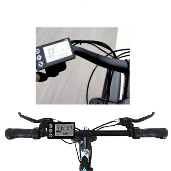S866 Elektrisk Cykel Display LCD Måler til Intelligent Controller Ebike Panel SM Stik Elcykel 24V 24V
