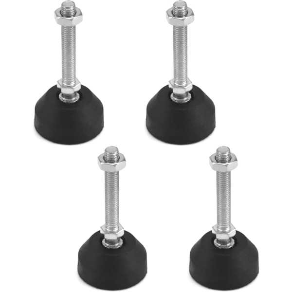 4 Pack Adjustable Feet, Furniture Leveling Feet, for Furniture, Chair Leg Floor Protectors, M8×50mm